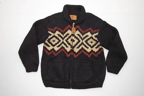 美品カナダ製Canadian Sweaterカナディアンカウチンセーター