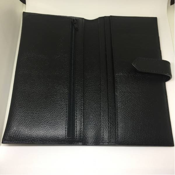 ベアン 長財布 HERMES 公式通販 ボックスカーフ シルバー金具 