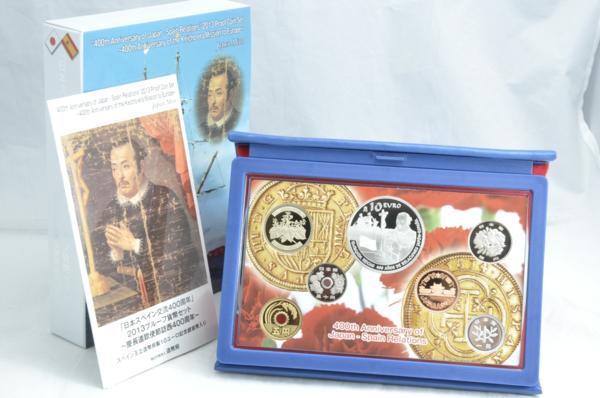 日本スペイン交流400周年 2013プルーフ貨幣セット 銀貨 #1566
