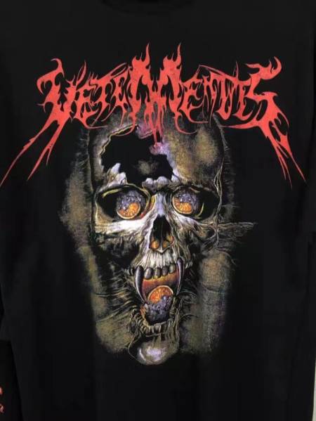 VETEMENTS ヴェトモン レイヤード スカルTシャツドレス S 登坂