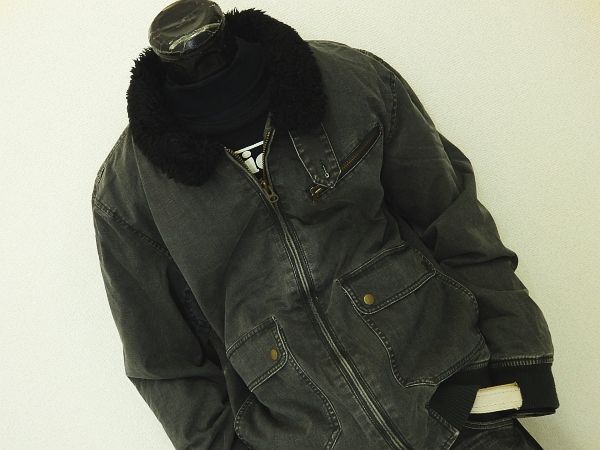 ★雰囲気良!ディッキーズDickies中綿入りコットンジャケットXL★
