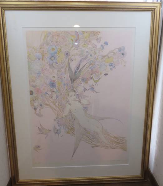 天野喜孝 リトグラフ 作品『春』 リトグラフ ミックスメディア 天野