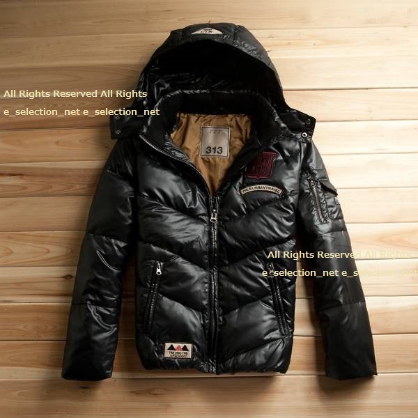 2N)イタリア発 Milano TUT高級メンズダウンジャケット/黒M