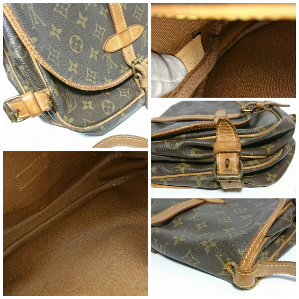 ルイヴィトン モノグラム ソミュール 30 ショルダーバッグ 正規