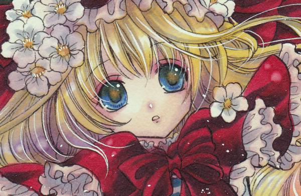 同人手描きイラスト・オリジナル『赤ずきん』(手描きイラスト)｜売買