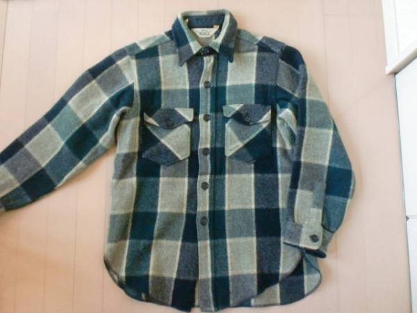 ウールリッチ　ＣＰＯ　ウールシャツ　Ｍ　アメリカ古着