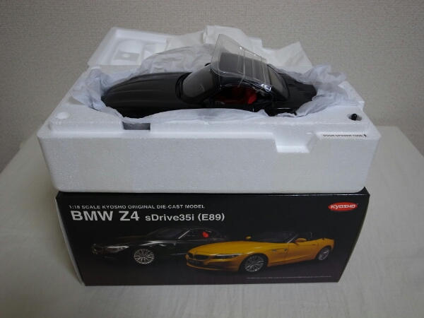 京商 1/18 BMW Z4 sDrive35i E89 Jet Black KYOSHO
