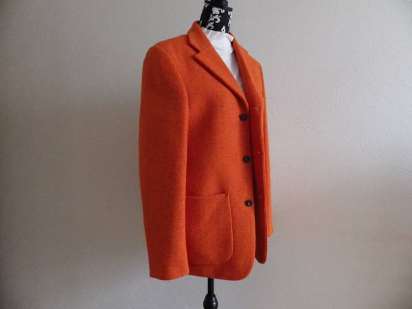 ハリスツイード ジャケット Harris Tweed）オレンジジャケット ハリス
