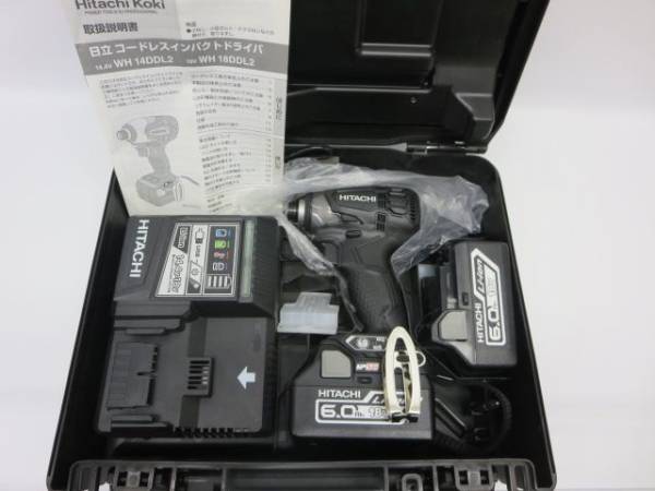 未使用★日立工機コードレスインパクトドライバ WH18DDL2