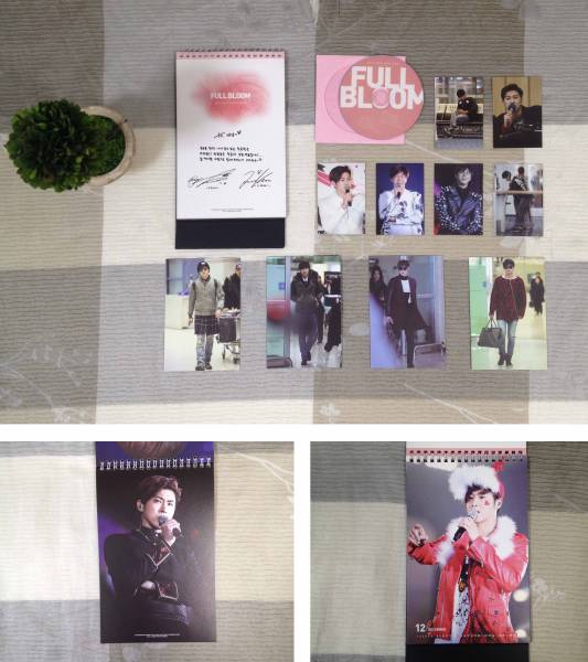 東方神起★ユノ★2014 Besang-FCカレンダー+DVD★Full Bloom
