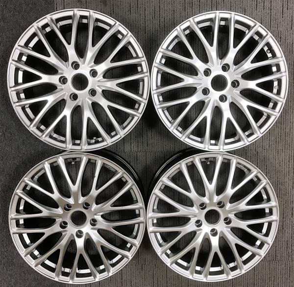 ●【ほぼ新品】18インチホイール 7.5J 5穴 PCD114.3【美品】 24
