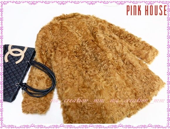 ピンクハウス*羊革♪ラムファームートンコートHR5305