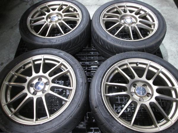 F362　エンケイRIVAZZA　215/45R17ポテンザ16年製付7分山