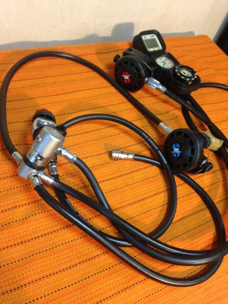 SCUBAPRO 中古 SCUBAPRO レギュレーター セット スキューバプロ 動作 