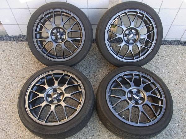 ★希少色★BBS RG345 STI 4本100 7J 48★BHレガシィWISHプリウス