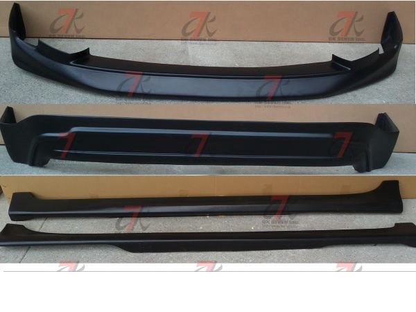 《ポン付》◎ABS＋PP製◎プリウス３０系前期ハーフエアロ３点①