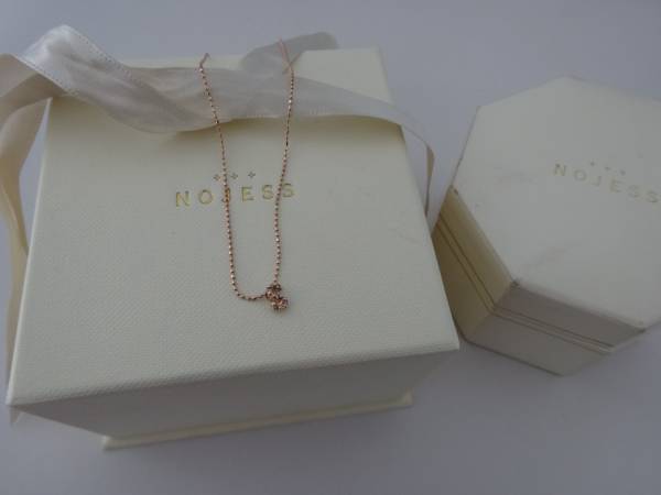 NOJESS イニシャル S K10ダイヤネックレス ノジェス 使用した美です
