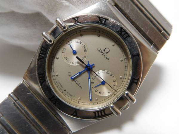 1円～ジャンク品 オメガ クォーツ コンステ 腕時計 (Z-O33) コンステ