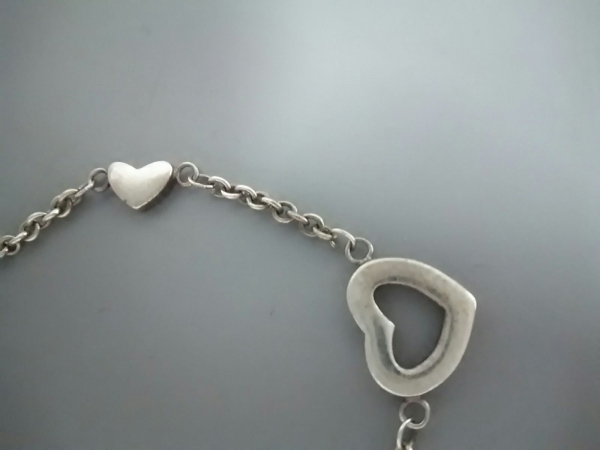 ティファニー ブレスレット ハートリンクラリアット シルバー