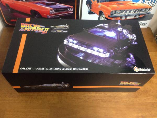 Magnetic Back Future 1⁄20 Floating DeLorean To Logic Kids The Time