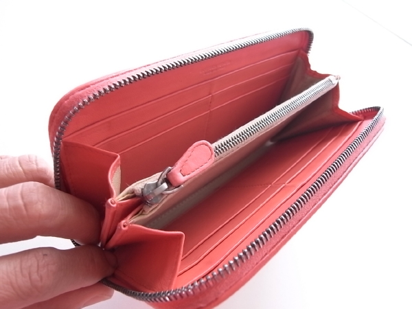 ボッテガ ◆ スカーレットのジッピー ◆ 美品used！b02