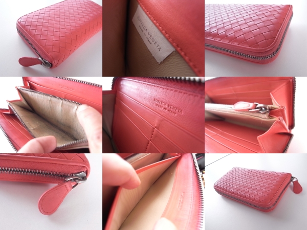 ボッテガ ◆ スカーレットのジッピー ◆ 美品used！b02