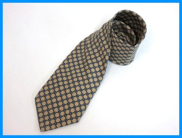 E.Marinella ベージュ ネクタイ 2999☆美品 E.Marinella/マリネッラ ネクタイ ベージュ シルク