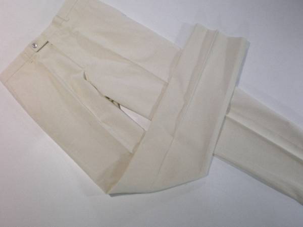★冬に御洒落で粋なオフホワイトのコーデュロイパンツ◎82★新品