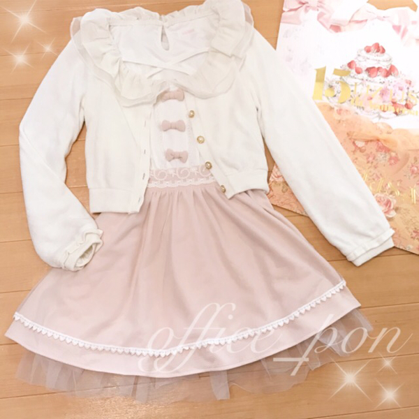 LIZ LISA リズリサ☆新宿アルタ限定ワンピース×カーディガン り
