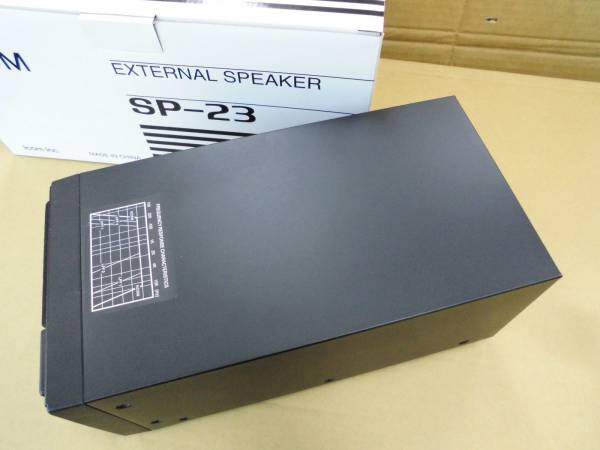 ICOM 純正 固定機用 外部スピーカー SP-23 新品同様です。 【公式通販】