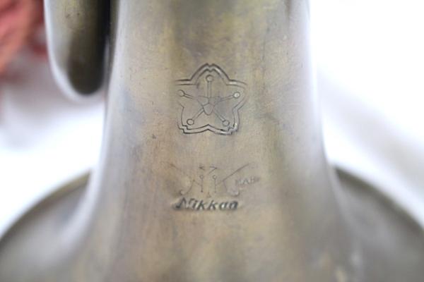 旧日本軍 軍隊ラッパ レトロ 希少 蔵出美品旧日本軍 軍隊ラッパ 突撃
