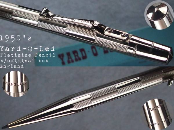 プラチナイン◆1950年代製 Yard-O-Led ペンシル イギリス◆ Yard-O-Led - Yahoo!オークション ◇プラチナイン◇1950年代製 Led