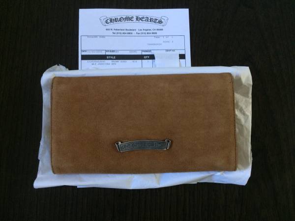 ◆海外限定◆クロムハーツ◆Judy ウォレット◆スエード◆Wave
