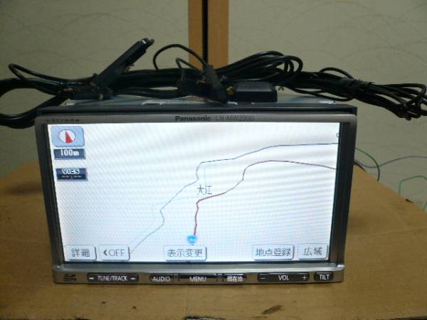 パナソニックCN-MW200D フルセグ地デジ DVD再 メモリーナビ Panasonic