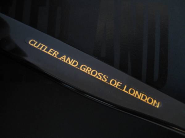 最初期CUTLER GROSS黒一式*鼈甲999.9オリバー白山眼鏡TART泰八郎