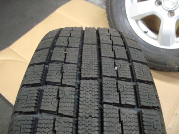 185/70R14 スタッドレス 4本 アルミホイール バリ山 2015年 K253 ○185