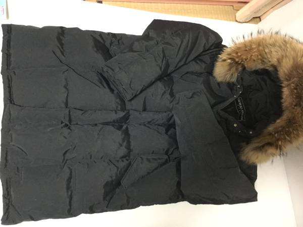 美品☆黒ラベルARMANI ロングコート(黒)48 他方から譲っていただいたも