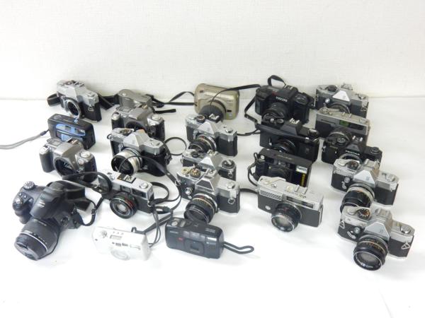 ヴィンテージ フィルムカメラ 12台セット Yahoo!オークション 「)ビンテージ」フィルムカメラ (カメラ、光学