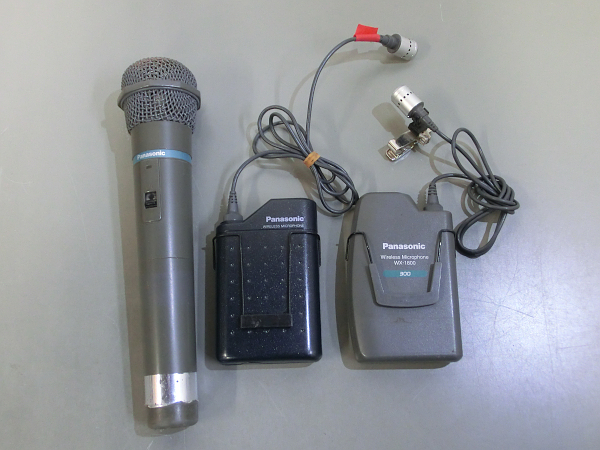 オーディオ機器 Panasonic WX-4300B ワイヤレスマイク パナソニック