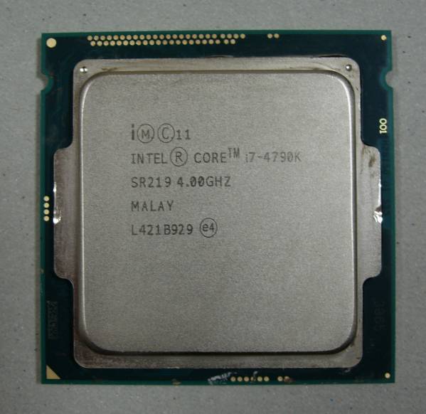 完動品】intel Core i7-4790K 4.4GHz 8MB (Devil's Canyon