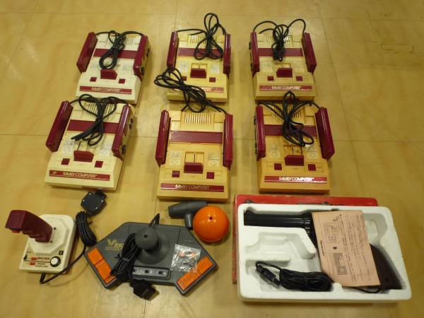 ジャンク◆ファミコン本体◆6台セット◆四角ボタンあり◆任天堂
