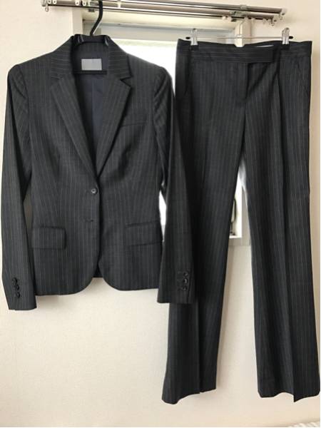 theory luxe セオリーリュクス パンツスーツ ダークグレー38美脚
