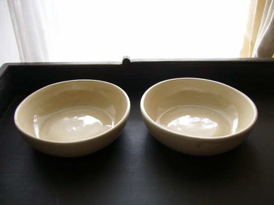バーバラアイガン＊スープボウル2個B＊長峰菜穂子イッタラ益子焼(食器 