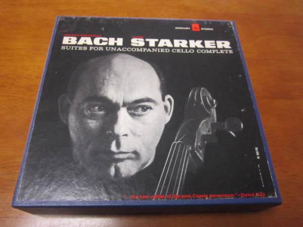 4トラテープ　バッハ　無伴奏チェロ組曲（全）　シュタルケル