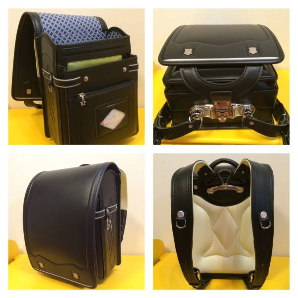 超特価ランドセルフィットちゃん人工皮革黒Ａ４フラットファイル ラスト１