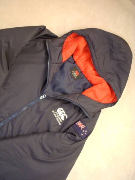 超美品・カンタベリーハーフベンチコートブルゾンXL・NZ国旗刺繍