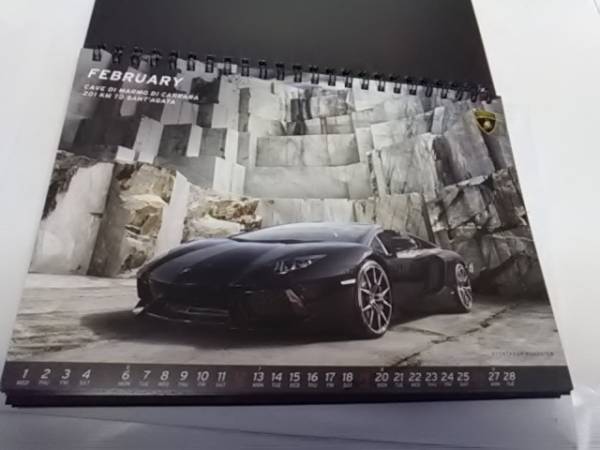 ランボルギーニ 2017 卓上カレンダー カレンダー＆ポスター