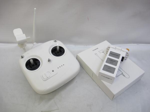 【ジャンク】DJI PHANTOM3 ドローン バッテリー＆送信機セット