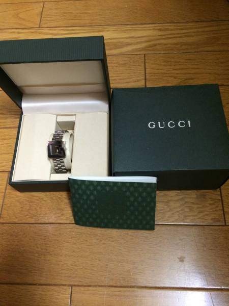電池交換済み　グッチ GUCCI 時計 レディース 3605L 文字盤黒_2