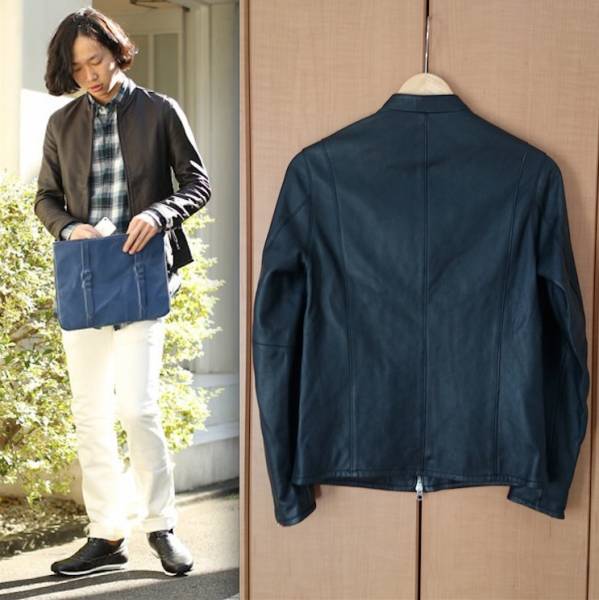 Leather Lamb - Jacket LEATHER Zip Acne Blouson Studios BLOUSON THE